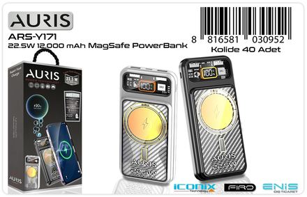 Auris Y171 Fast 12.000 Mah MagSafe Powerbank